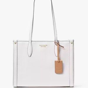 Medium sized pebbled leather blush pink tote